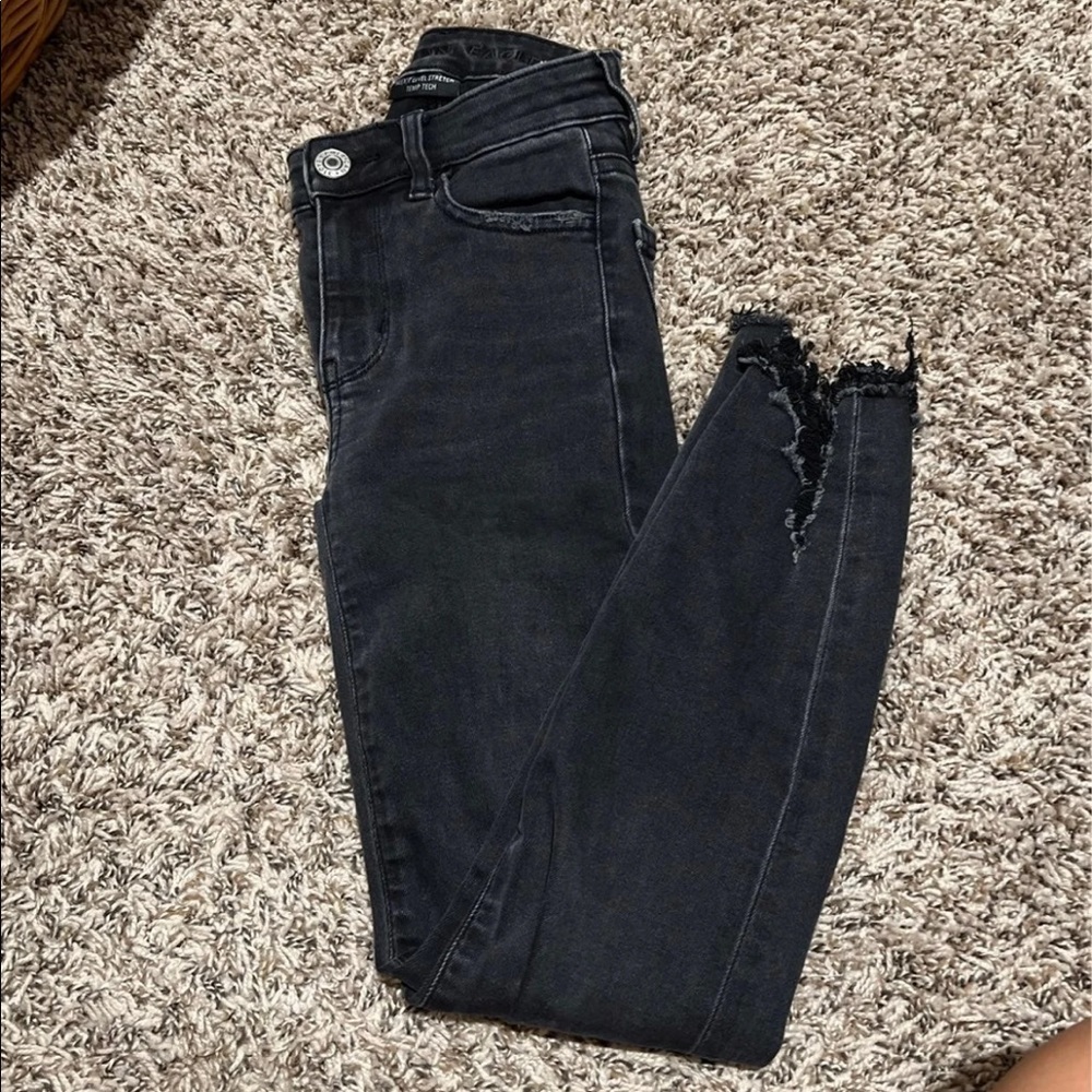Hi-Rise Jegging Crop | Black Wash